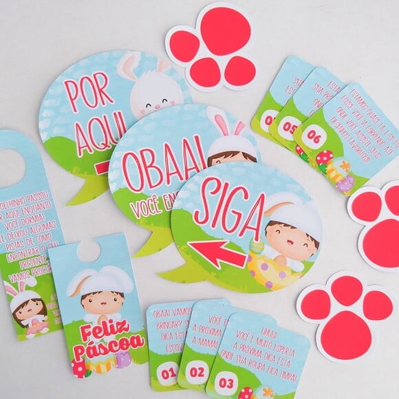 Leve + 13 Arquivo de Corte - Kit Páscoa (Infantil) 1