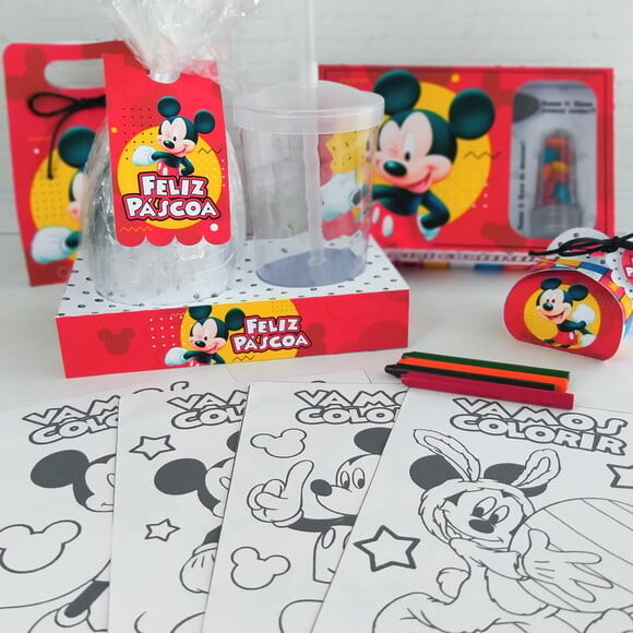 Leve + 13 Arquivo de Corte - Kit Páscoa (Mickey) 1