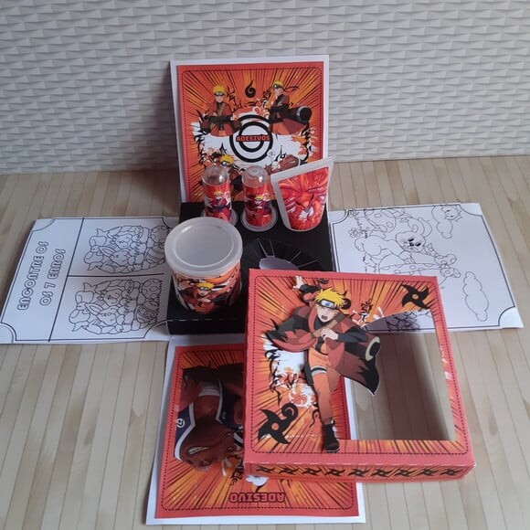 Leve + 13 Arquivo de Corte - Kit Páscoa (Naruto) 1
