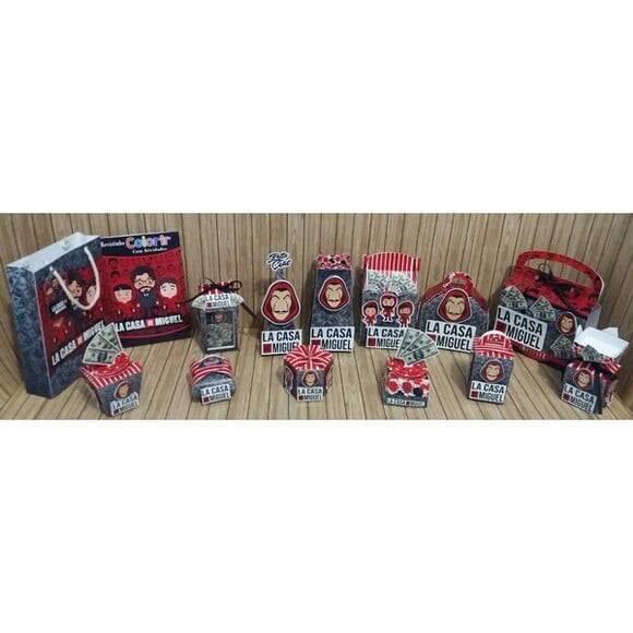 Leve + 13 Arquivo De Corte - La Casa De Papel 7