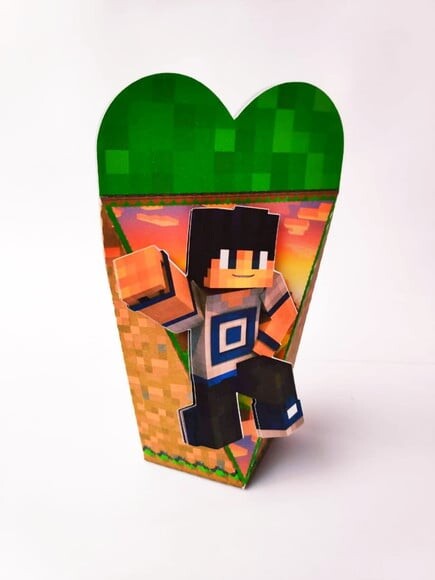 Leve + 13 Arquivo de Corte - Minecraft 5