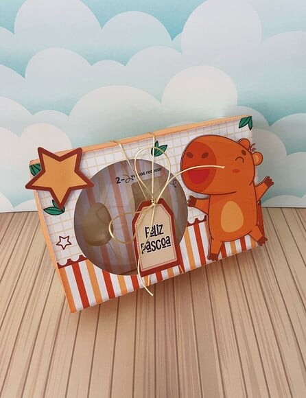 Leve + 13 Arquivo de Corte - Mini Confeiteiro (capivara) 2