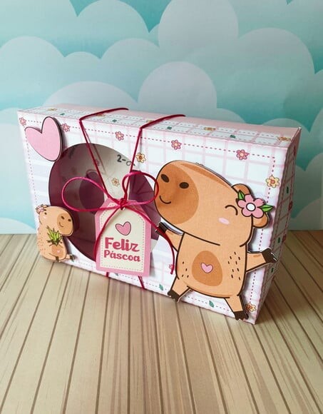 Leve + 13 Arquivo de Corte - Mini Confeiteiro (capivara) 1