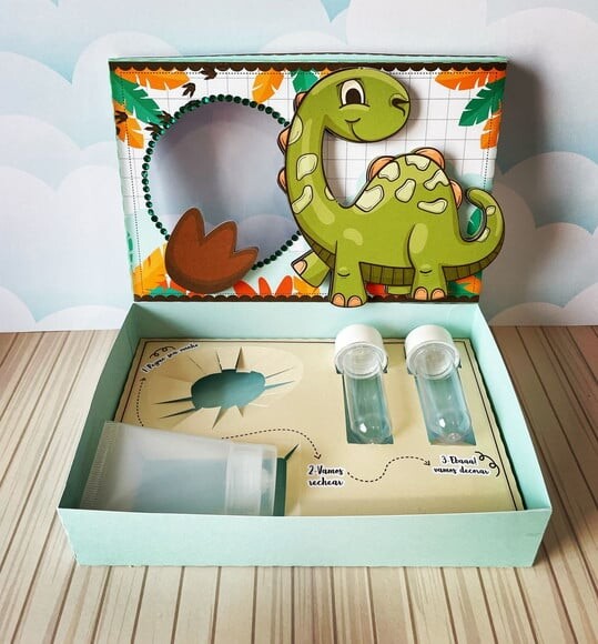 Leve + 13 Arquivo de Corte - Mini Confeiteiro (Dinossauros) 1