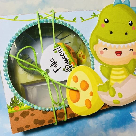 Leve + 13 Arquivo de Corte - Mini Confeiteiro (Dinossauros) 2