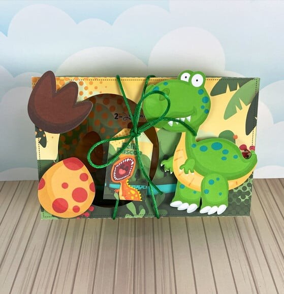 Leve + 13 Arquivo de Corte - Mini Confeiteiro (dinossauros) 5