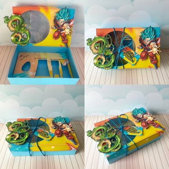 Leve + 13 Arquivo de Corte - Mini Confeiteiro (dragon Ball) 5