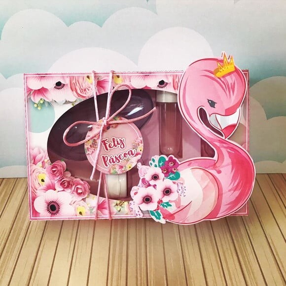 Leve + 13 Arquivo de Corte - Mini Confeiteiro (flamingo) 1