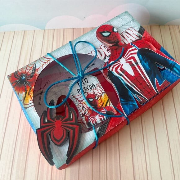 Leve + 13 Arquivo de Corte - Mini Confeiteiro (homem Aranha) 2