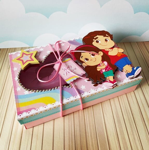 Leve + 13 Arquivo de Corte - Mini Confeiteiro (Maria Clara e JP) 
