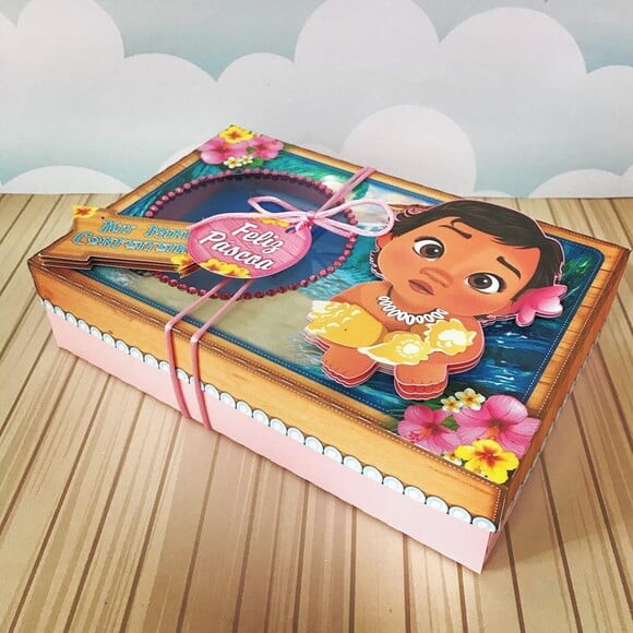 Leve + 13 Arquivo de Corte - Mini Confeiteiro (moana) 1