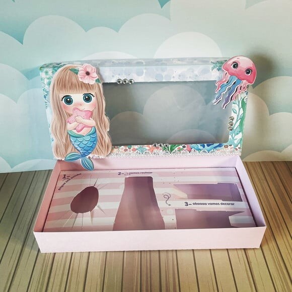 Leve + 13 Arquivo de Corte - Mini Confeiteiro (sereia) 2