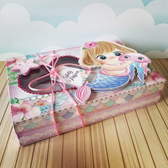 Leve + 13 Arquivo de Corte - Mini Confeiteiro (Sereia) 1