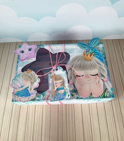 Leve + 13 Arquivo de Corte - Mini Confeiteiro (sereia) 3