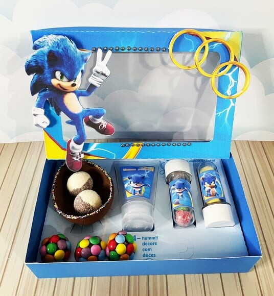 Leve + 13 Arquivo de Corte - Mini Confeiteiro (sonic) 1