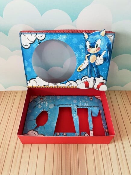 Leve + 13 Arquivo de Corte - Mini Confeiteiro (sonic) 4