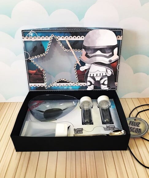 Leve + 13 Arquivo de Corte - Mini Confeiteiro (star Wars) 1