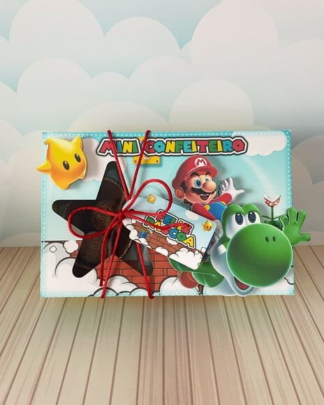 Leve + 13 Arquivo de Corte - Mini Confeiteiro (super Mario) 1