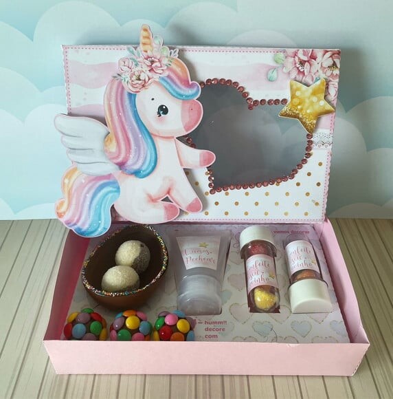 Leve + 13 Arquivo de Corte - Mini Confeiteiro (unicórnio) 4