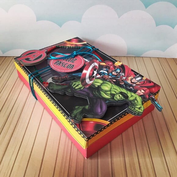 Leve + 13 Arquivo de Corte - Mini Confeiteiro (vingadores) 1