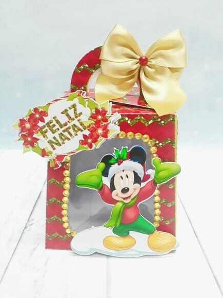 Leve + 13 Arquivo de Corte - Natal do Mickey 5