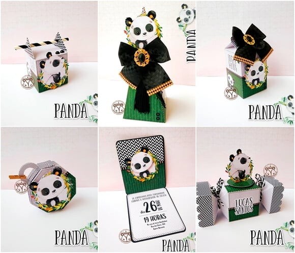 Leve + 13 Arquivo de Corte - Panda 5