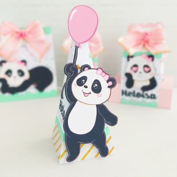 Leve + 13 Arquivo de Corte - Panda Menina 1