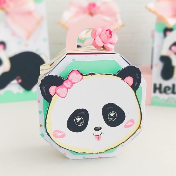 Leve + 13 Arquivo de Corte - Panda Menina 1