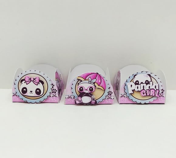 Leve + 13 Arquivo de Corte - Panda Menina 12