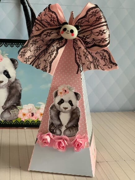 Leve + 13 Arquivo de Corte - Panda Menina 15
