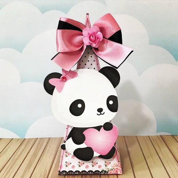 Leve + 13 Arquivo de Corte - Panda Menina 2