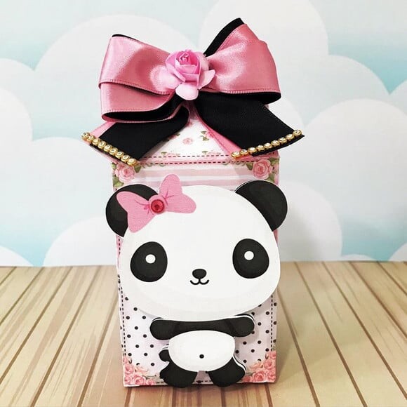Leve + 13 Arquivo de Corte - Panda Menina 2