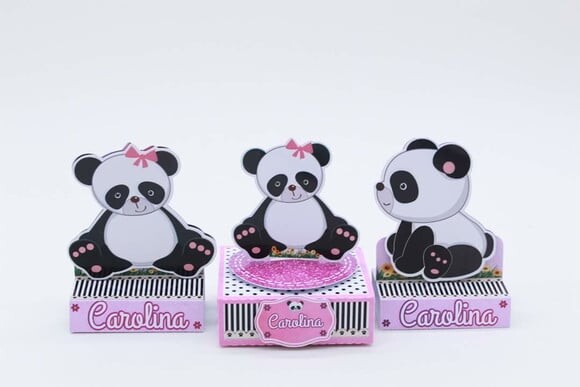 Leve + 13 Arquivo de Corte - Panda Menina 5
