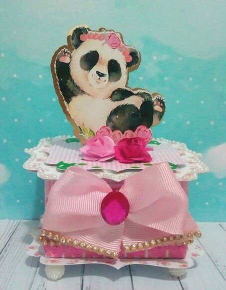 Leve + 13 Arquivo de Corte - Panda Menina 8