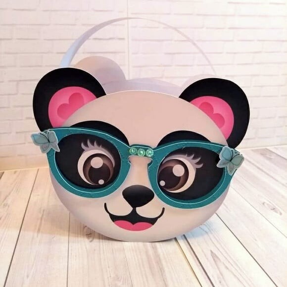 Leve + 13 Arquivo de Corte - Panda Menina 7