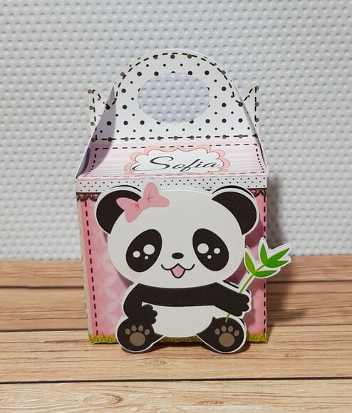 Leve + 13 Arquivo de Corte - Panda Menina 9