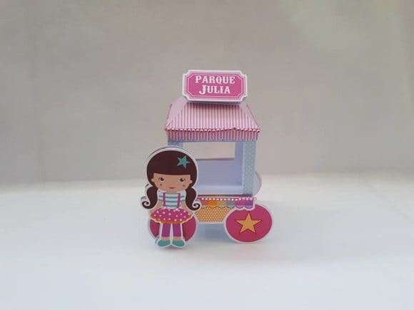 Leve + 13 Arquivo de Corte - Parque de Diversões Menina 4