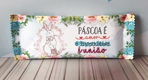 Leve + 13 Arquivo de Corte - Páscoa (Barra de Chocolate) 1