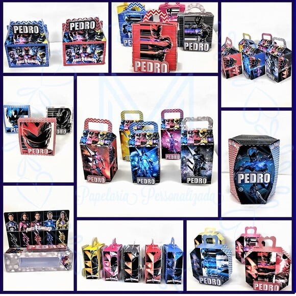 Leve + 13 Arquivo de Corte - Power Rangers 5
