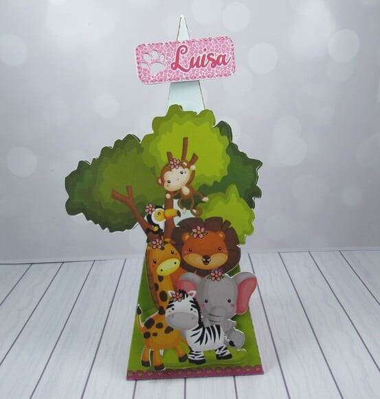 Leve + 13 Arquivo De Corte - Safari Menina 11