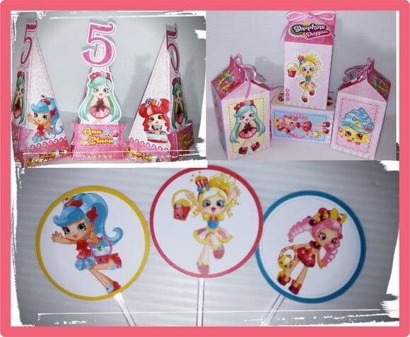 Leve + 13 Arquivo de Corte - Shopkins 1