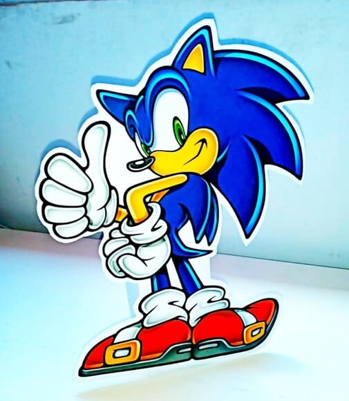Leve + 13 Arquivo de Corte - Sonic 6
