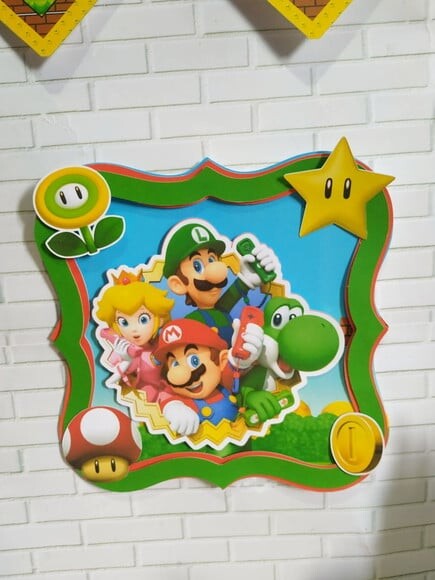 Leve + 13 Arquivo de Corte - Super Mario 4