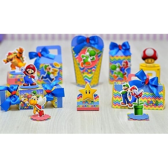 Leve + 13 Arquivo de Corte - Super Mario 8