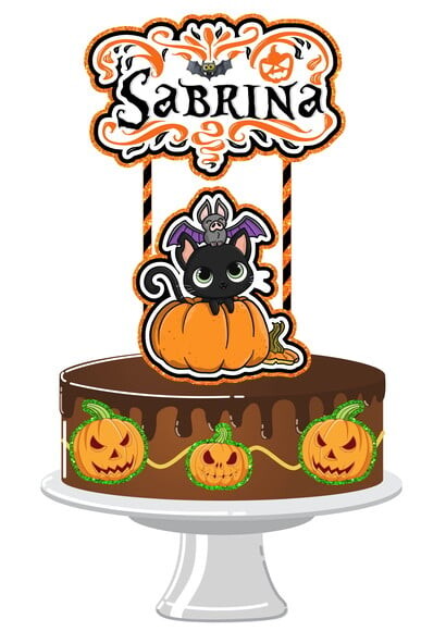 Leve + 13 Arquivo De Corte - Topo De Bolo (halloween) 26