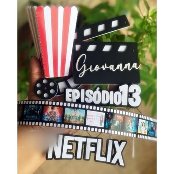 Leve + 13 Arquivo de Corte - Topo de Bolo (netflix) 4