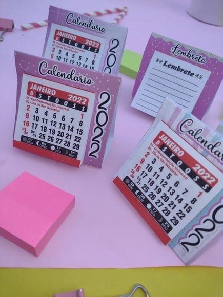 Leve + 13 Arquivo Digital - Bases para Calendário e Lembrete 202