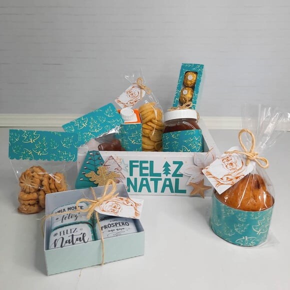 Leve + 13 - Arquivo de Corte - Cesta de Natal 2