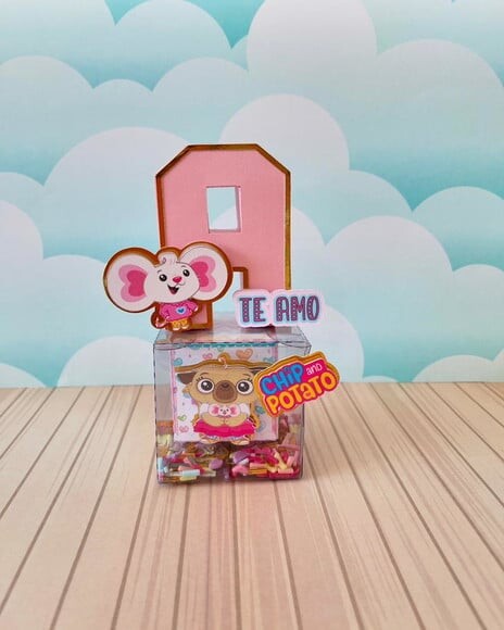 Leve + 13 - Arquivo de Corte - Chip e Potato 1