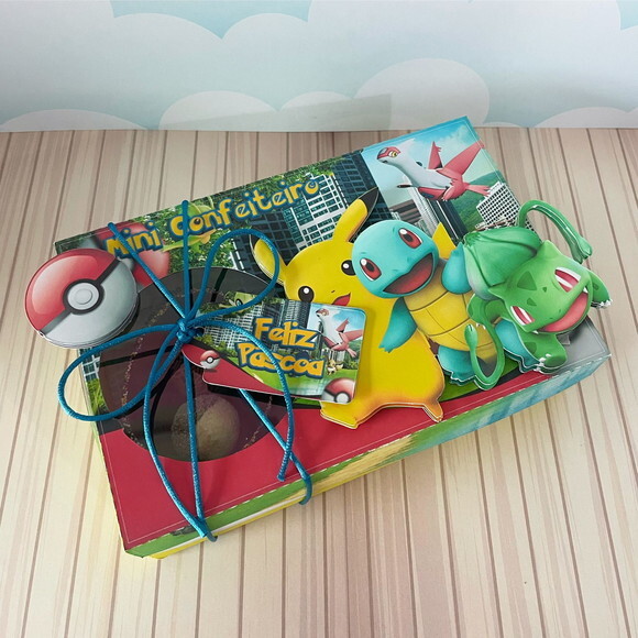 Leve + 13 - Arquivo de Corte - Mini Confeiteiro (pokemon) 3